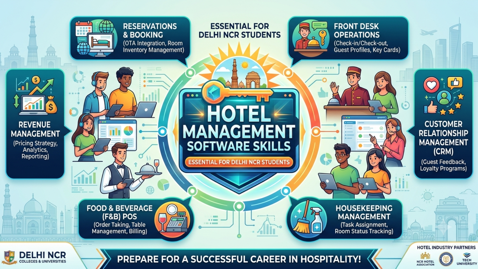 Hotel Management Software Skills for Students in Delhi NCR