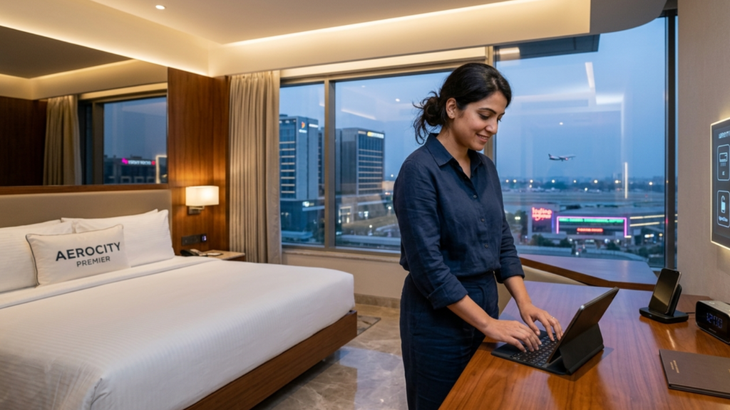 Smart Room Technology in Modern Hotels in Aerocity Delhi