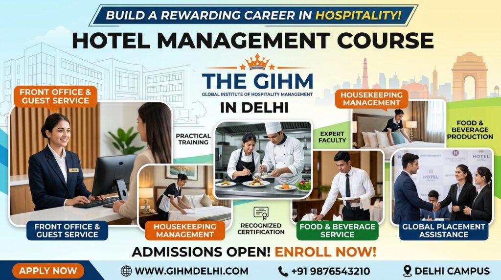 Hotel Management Institute Near Delhi Cantonment