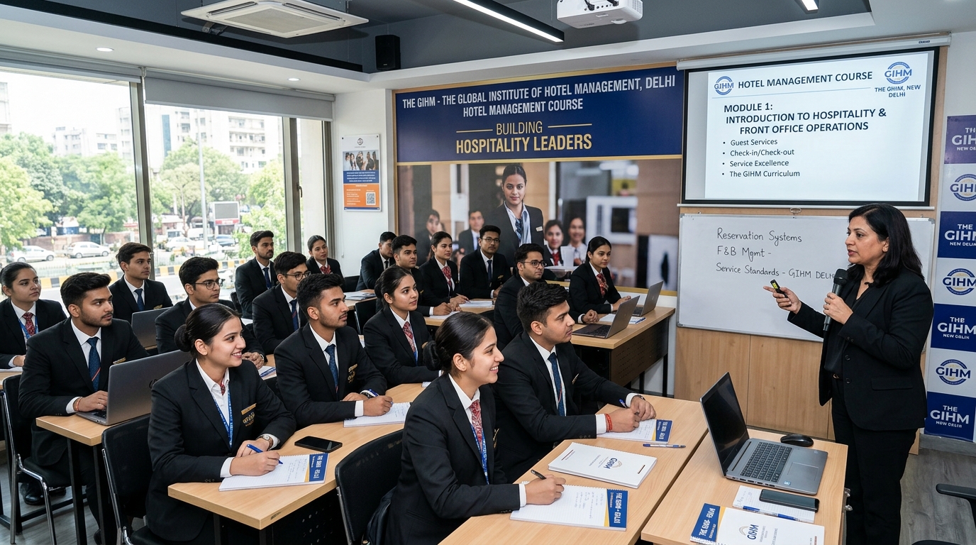 Hotel Management Course Near Red Fort