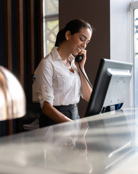 Hotel manager overseeing daily hotel operations