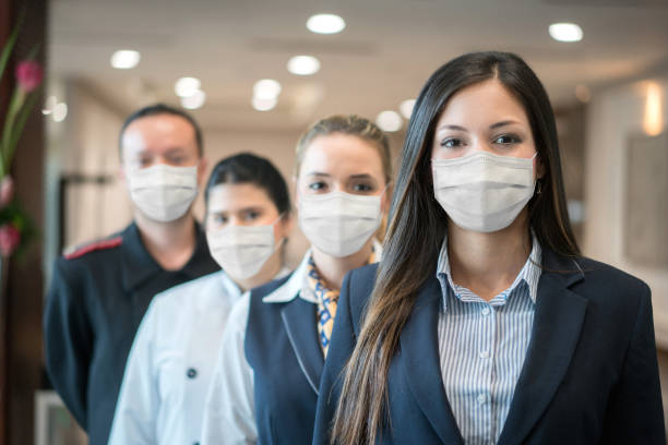 Hotel management student preparing for a hotel job interview