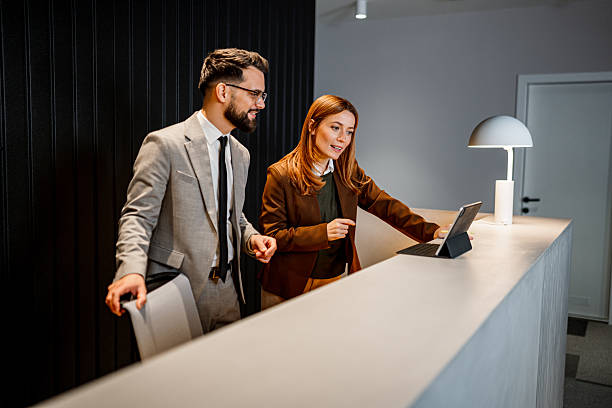 Hotel management student preparing a professional resume for a hospitality job