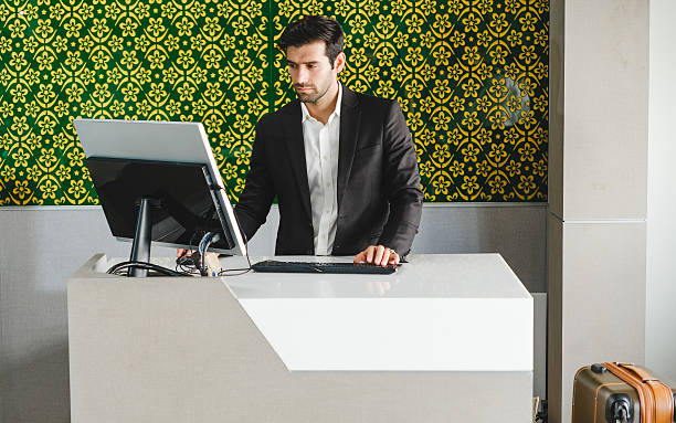 Hotel Management Internship students training in a professional hotel